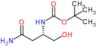 tert-butyl [(1S)-3-amino-1-(hydroxymethyl)-3-oxopropyl]carbamate