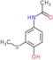 N-[4-hydroxy-3-(methylsulfanyl)phenyl]acetamide