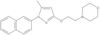 4-[2-[[5-Methyl-1-(2-naphthalenyl)-1H-pyrazol-3-yl]oxy]ethyl]morpholine