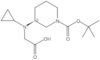 1-(1,1-Dimetiletil) (3S)-3-[(carboximetil)ciclopropilamino]-1-piperidinocarboxilato