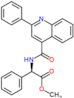 methyl (2R)-phenyl{[(2-phenylquinolin-4-yl)carbonyl]amino}ethanoate