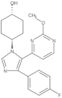 trans-4-[4-(4-Fluorophenyl)-5-(2-methoxy-4-pyrimidinyl)-1H-imidazol-1-yl]cyclohexanol