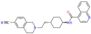 N-[4-[2-(6-cyano-3,4-dihydro-1H-isoquinolin-2-yl)ethyl]cyclohexyl]quinoline-4-carboxamide