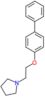 1-[2-(biphenyl-4-yloxy)ethyl]pyrrolidine