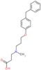 N-[3-(4-benzylphenoxy)propyl]-N-methyl-beta-alanine