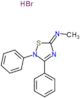 N-[(5E)-2,3-diphenyl-1,2,4-thiadiazol-5(2H)-ylidene]methanamine hydrobromide (1:1)