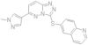 6-((6-(1-methyl-1h-pyrazol-4-yl)-1,2,4-triazolo(4,3-b)pyridazin-3-yl)thio)quinoline