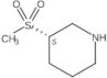 (3S)-3-(Methylsulfonyl)piperidine