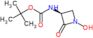 tert-butyl N-[(3S)-1-hydroxy-2-oxo-azetidin-3-yl]carbamate