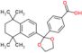 4-[2-(5,5,8,8-tetramethyl-5,6,7,8-tetrahydronaphthalen-2-yl)-1,3-dioxolan-2-yl]benzoic acid