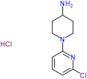 1-(6-chloropyridin-2-yl)piperidin-4-amine hydrochloride (1:1)