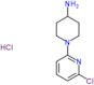 4-Piperidinamine, 1-(6-chloro-2-pyridinyl)-, hydrochloride (1:1)