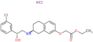 ethyl {[(7S)-7-{[(2R)-2-(3-chlorophenyl)-2-hydroxyethyl]amino}-5,6,7,8-tetrahydronaphthalen-2-yl]oxy}acetate hydrochloride (1:1)