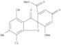 Spiro[benzofuran-2(3H),1'-[2,5]cyclohexadiene]-2'-carboxylic acid,7-chloro-4-hydroxy-6'-methoxy-6-…