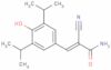 2-Propenamide, 2-cyano-3-(4-hydroxy-3,5-bis(1-methylethyl)phenyl)-