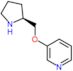 3-[(2S)-pyrrolidin-2-ylmethoxy]pyridine