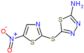 5-[(5-Nitro-2-thiazolyl)thio]-1,3,4-thiadiazol-2-amine