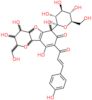 (1R)-1,5-anhydro-1-{3,4,6,9-tetrahydroxy-2-(hydroxymethyl)-8-[(2E)-3-(4-hydroxyphenyl)prop-2-enoyl]-7-oxo-3,4,4a,6,7,9b-hexahydro-2H-pyrano[3,2-b][1]benzofuran-6-yl}-D-glucitol