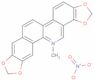 [1,3]Benzodioxolo[5,6-c]-1,3-dioxolo[4,5-i]phenanthridinium, 13-methyl-, nitrate (1:1)