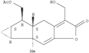 Cycloprop[2,3]indeno[5,6-b]furan-2(4H)-one,5-[(acetyloxy)methyl]-4a,5,5a,6,6a,6b-hexahydro-3-(hydr…