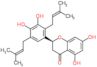 (2S)-2-[3,4-dihydroxy-2,5-bis(3-methylbut-2-en-1-yl)phenyl]-5,7-dihydroxy-2,3-dihydro-4H-chromen...