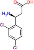 (3S)-3-amino-3-(2,4-dichlorophenyl)propanoic acid
