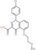 1-(4-chlorophenyl)-5-(2-methoxyethoxy)-4-oxo-1,4-dihydrocinnoline-3-carboxylic acid