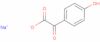 Benzeneacetic acid, 4-hydroxy-α-oxo-, sodium salt (1:1)