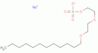 sodium 2-(2-dodecyloxyethoxy)ethyl sulphate