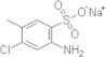 Benzenesulfonic acid, 2-amino-4-chloro-5-methyl-, sodium salt (1:1)