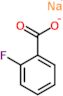 Benzoic acid, 2-fluoro-, sodium salt (1:1)