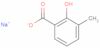 Benzoic acid, 2-hydroxy-3-methyl-, sodium salt (1:1)