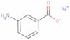 Benzoic acid, 3-amino-, sodium salt (1:1)