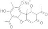 2,6-diacetyl-7,9-dihydroxy-8,9b-dimethyldibenzofuran-1,3(2H,9bH)-dione, monosodium salt