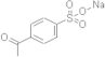 Benzenesulfonic acid, 4-acetyl-, sodium salt (1:1)