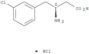 Benzenebutanoicacid, b-amino-3-chloro-, hydrochloride (1:1), (bS)-