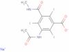 sodium 3-(acetylamino)-2,4,6-triiodo-5-[(methylamino)carbonyl]benzoate