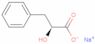 Benzenepropanoic acid, α-hydroxy-, sodium salt (1:1), (αS)-