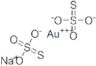 Gold sodium thiosulfate