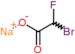 Acetic acid, 2-bromo-2-fluoro-, sodium salt (1:1)