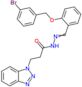 3-(1H-benzotriazol-1-yl)-N'-({2-[(3-bromobenzyl)oxy]phenyl}methylidene)propanehydrazide