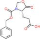3-{(4S)-3-[(benzyloxy)carbonyl]-5-oxo-1,3-oxazolidin-4-yl}propanoic acid