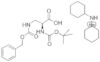 L-Alanine, N-[(1,1-dimethylethoxy)carbonyl]-3-[[(phenylmethoxy)carbonyl]amino]-, compd. with N-cyc…