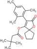 2-oxo-3-(2,4,6-trimethylphenyl)-1-oxaspiro[4.4]non-3-en-4-yl 3,3-dimethylbutanoate