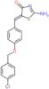 (5Z)-2-amino-5-{4-[(4-chlorobenzyl)oxy]benzylidene}-1,3-thiazol-4(5H)-one