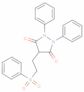 1,2-Diphenyl-4-[2-(phenylsulfonyl)ethyl]-3,5-pyrazolidindion