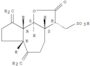 Azuleno[4,5-b]furan-3-methanesulfonicacid, dodecahydro-6,9-bis(methylene)-2-oxo-, (3R,3aS,6aR,9aR,…