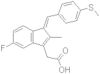 5-fluoro-2-methyl-1-[[4-(methylthio)phenyl]methylene]-1H-indene-3-acetic acid