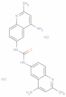 Urea, N,N′-bis(4-amino-2-methyl-6-quinolinyl)-, hydrochloride (1:2)