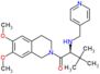 (2S)-1-(3,4-Dihydro-6,7-dimethoxy-2(1H)-isoquinolinyl)-3,3-dimethyl-2-[(4-pyridinylmethyl)amino]-1…